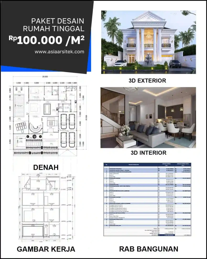 Jasa Arsitek Rumah di Sepanjang Jaya