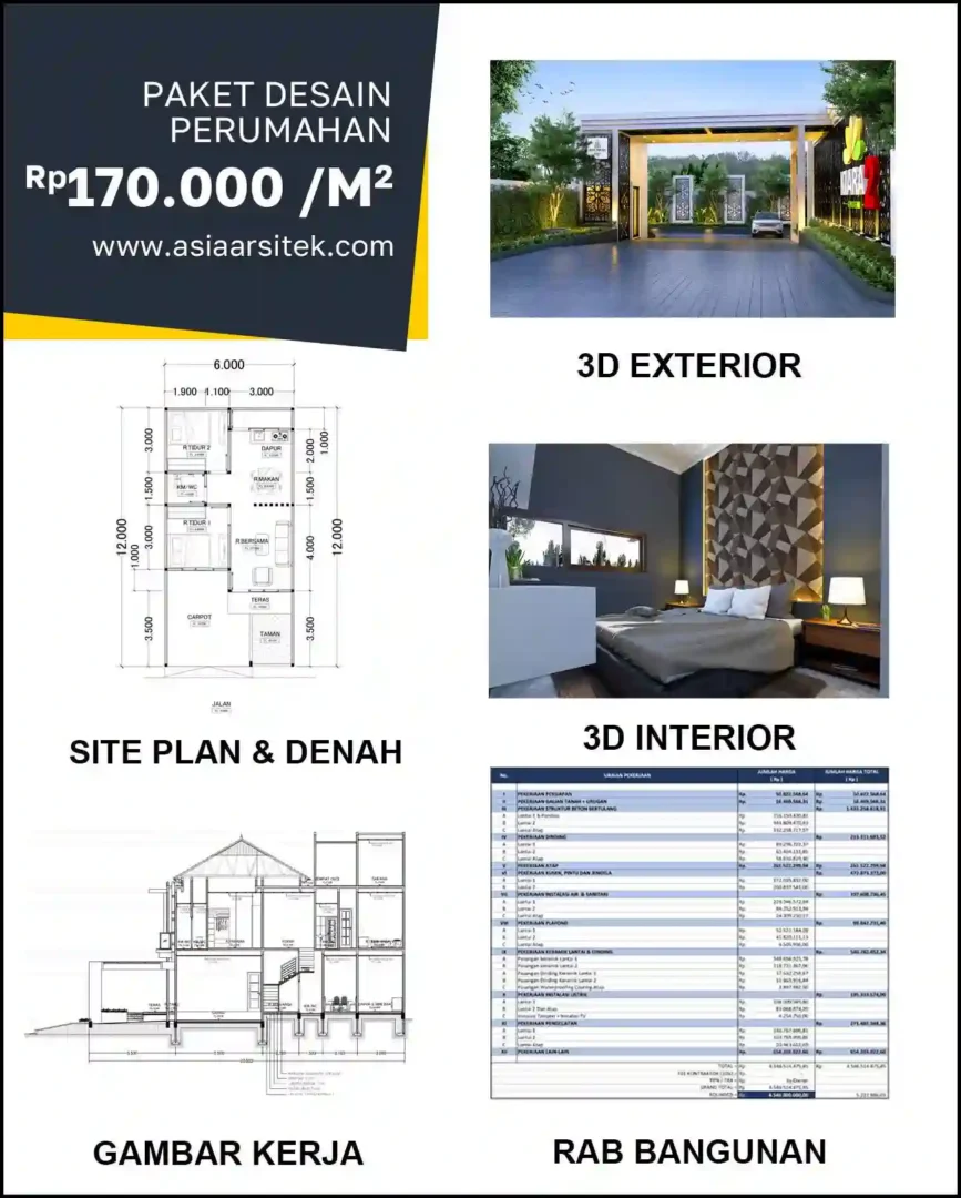 Jasa Arsitek Rumah di Sepanjang Jaya