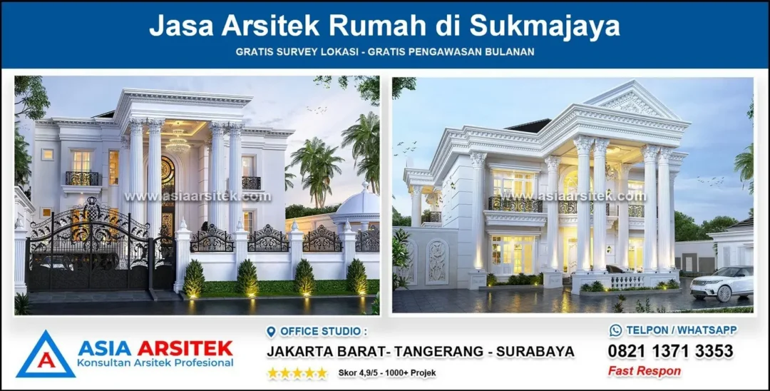 Jasa Arsitek Rumah di Sukmajaya