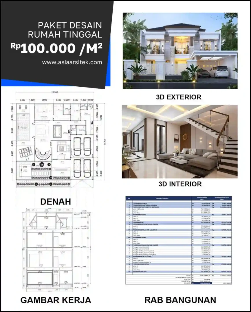 Jasa Arsitek Rumah di Sumur Batu