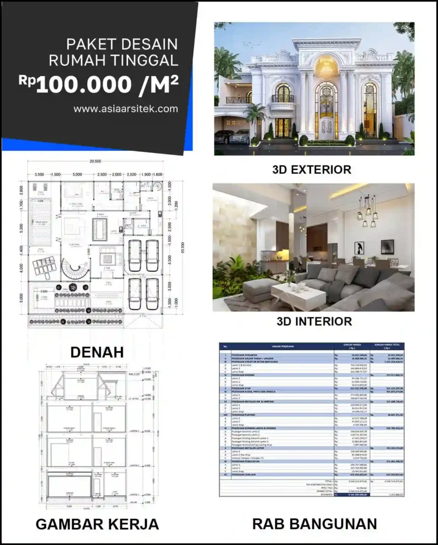 Jasa Arsitek Rumah di Teluk Pucung