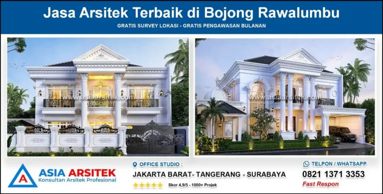 Jasa Arsitek Terbaik di Bojong Rawalumbu