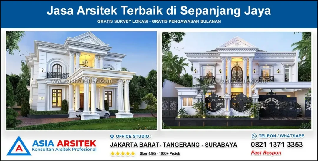 Jasa Arsitek Terbaik di Sepanjang Jaya