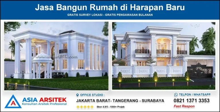 Jasa Gambar Rumah di Harapan Baru