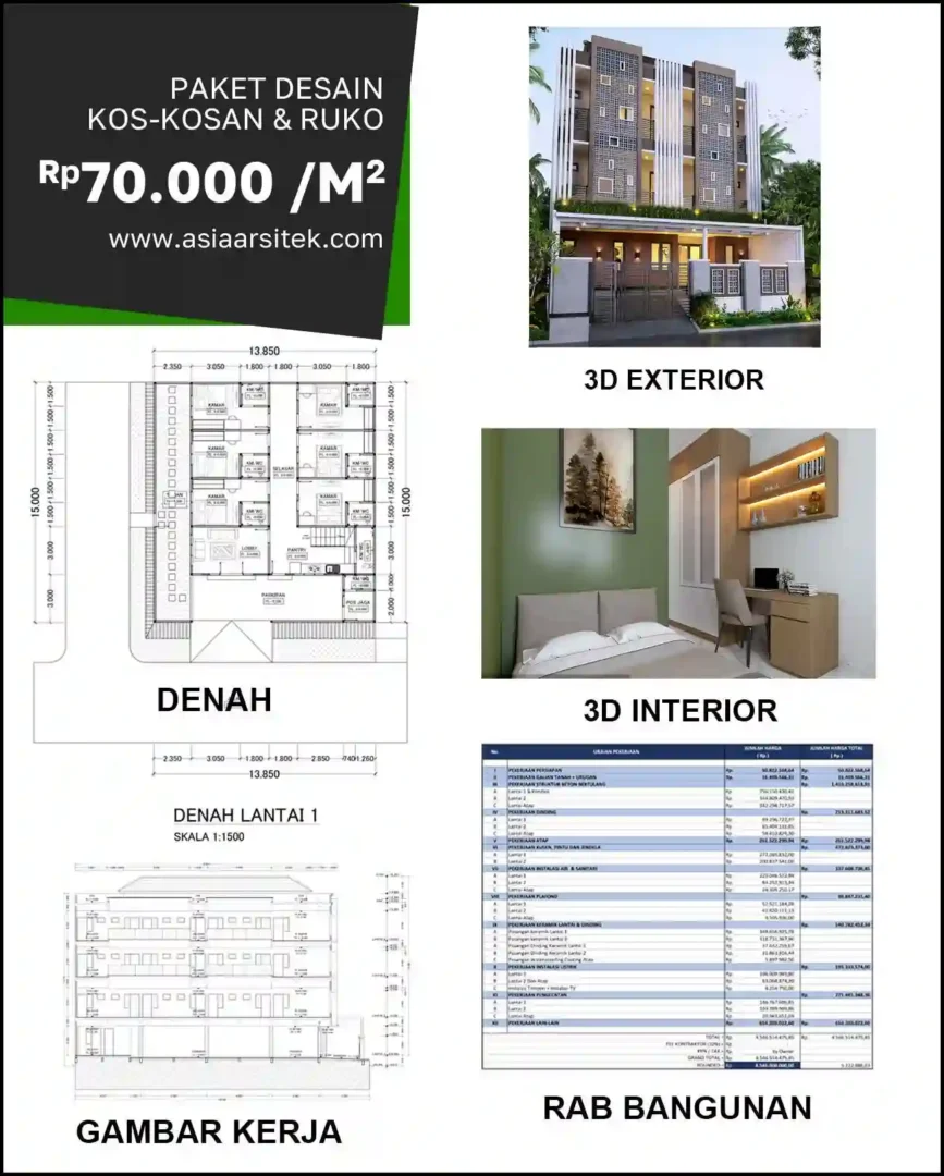 Jasa Gambar Rumah di Margahayu