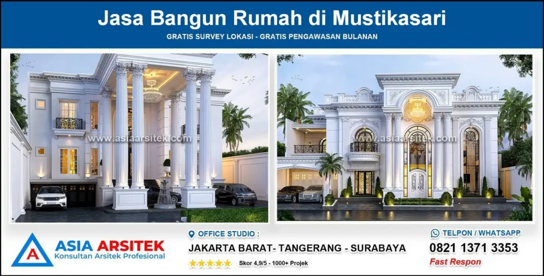 Jasa Gambar Rumah di Mustikasari