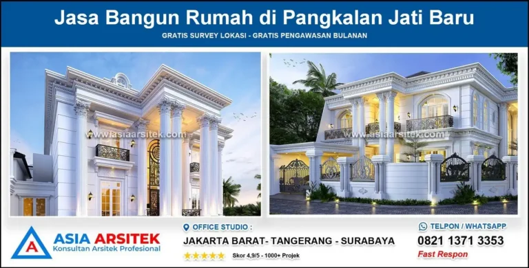 Jasa Bangun Rumah di Pangkalan Jati Baru