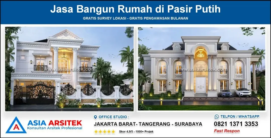 Jasa Bangun Rumah di Pasir Putih