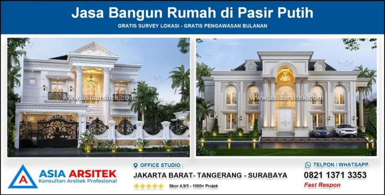 Jasa Bangun Rumah di Pasir Putih