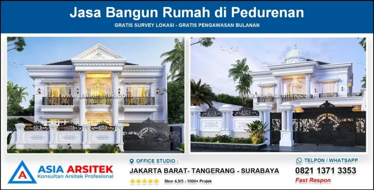 Jasa Gambar Rumah di Pedurenan