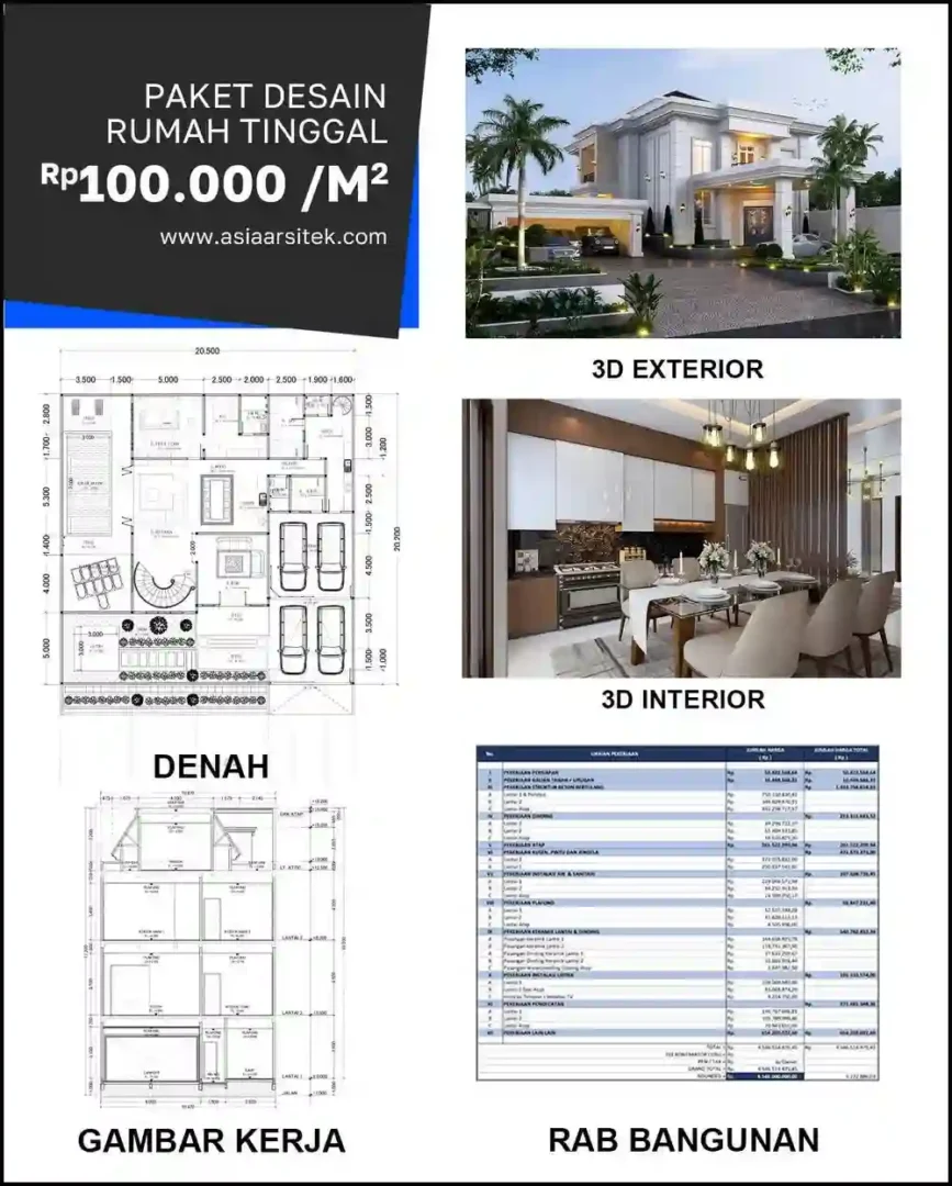 Jasa Bangun Rumah di Pengasinan harga bangun rumah