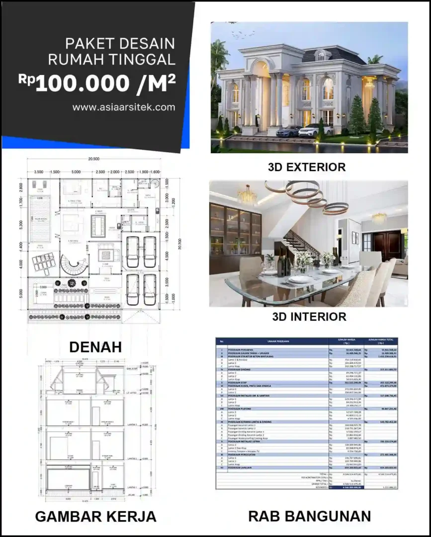 Jasa Gambar Rumah di Pengasinan