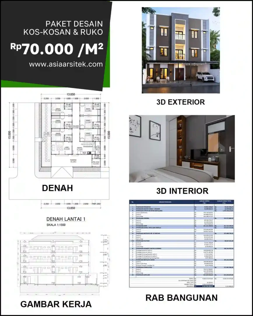 Jasa Gambar Rumah di Pengasinan