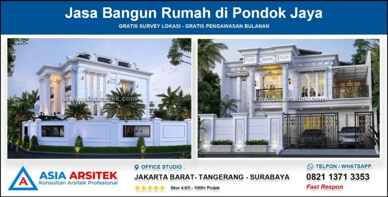 Jasa Bangun Rumah di Pondok Jaya