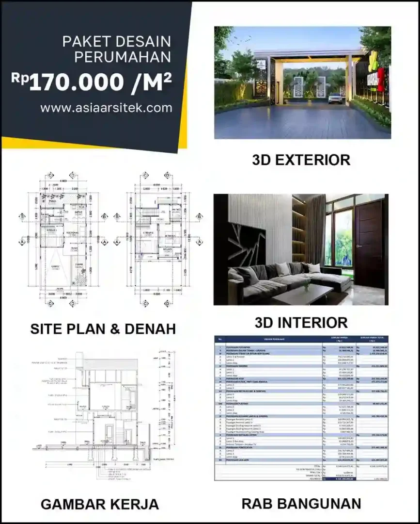 Jasa Bangun Rumah di Pondokpetir harga arsitek rumah