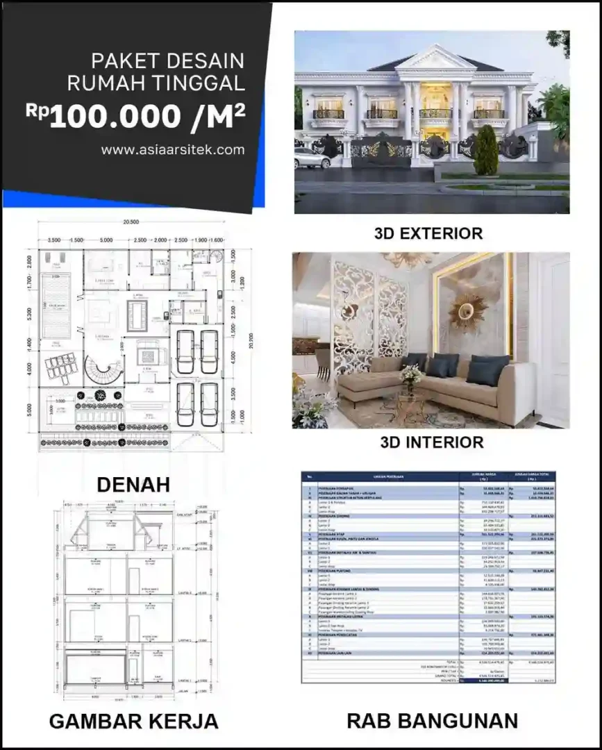 Jasa Bangun Rumah di Rangkapan Jaya harga bangun rumah
