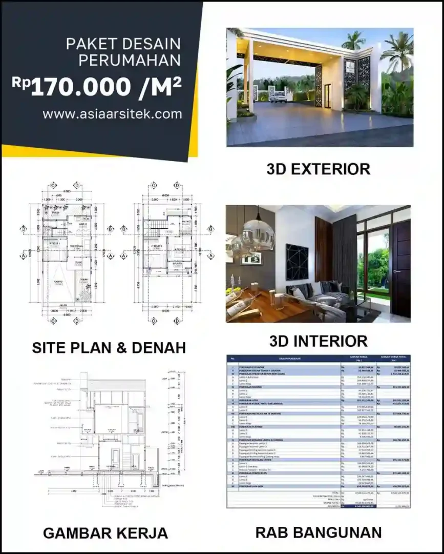 Jasa Bangun Rumah di Rangkapan Jaya harga arsitek rumah