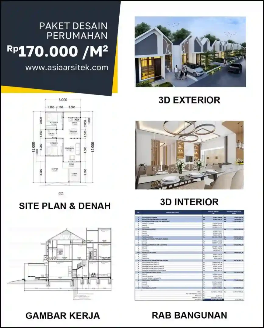 Jasa Bangun Rumah di Sawangan harga arsitek rumah