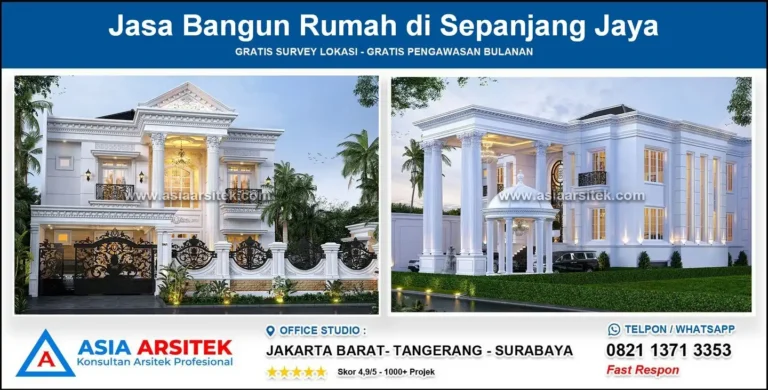 Jasa Gambar Rumah di Sepanjang Jaya