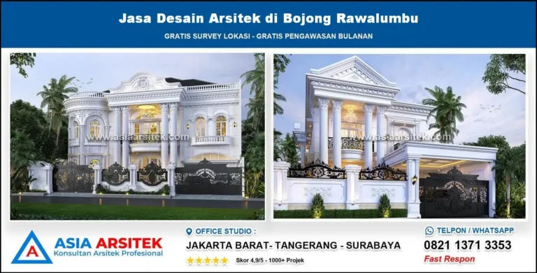 Jasa Desain Arsitek di Bojong Rawalumbu