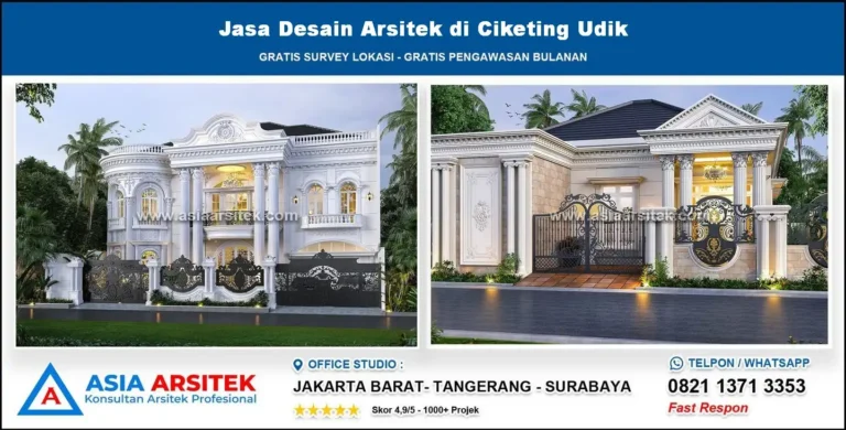 Jasa Desain Arsitek di Ciketing Udik