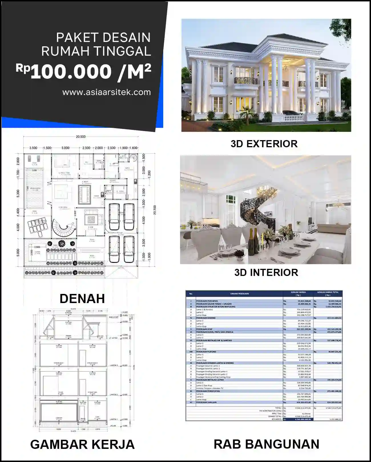 Jasa Desain Arsitek di Jakamulya
