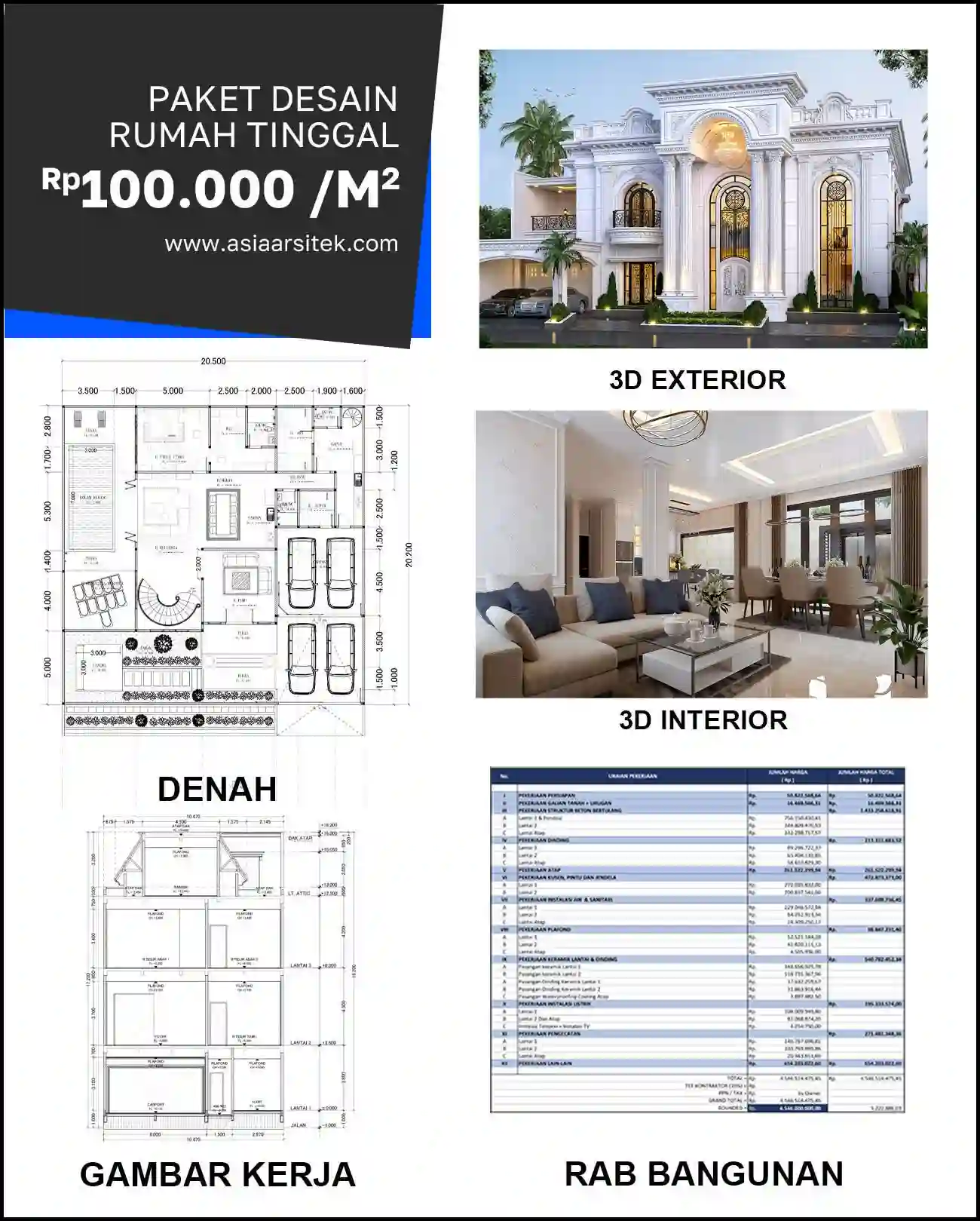 Jasa Desain Arsitek di Jatimekar