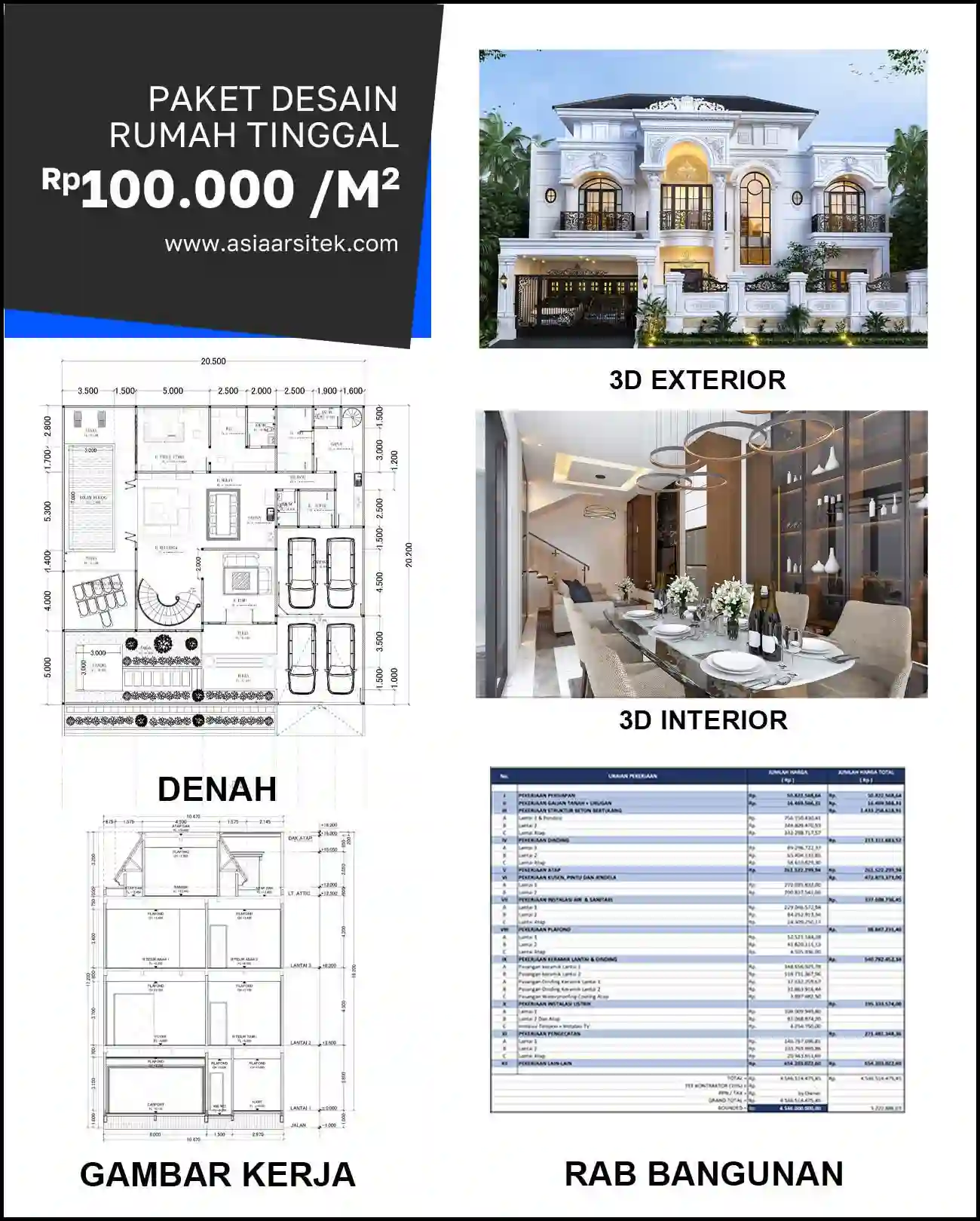 Jasa Desain Arsitek di Jatirahayu