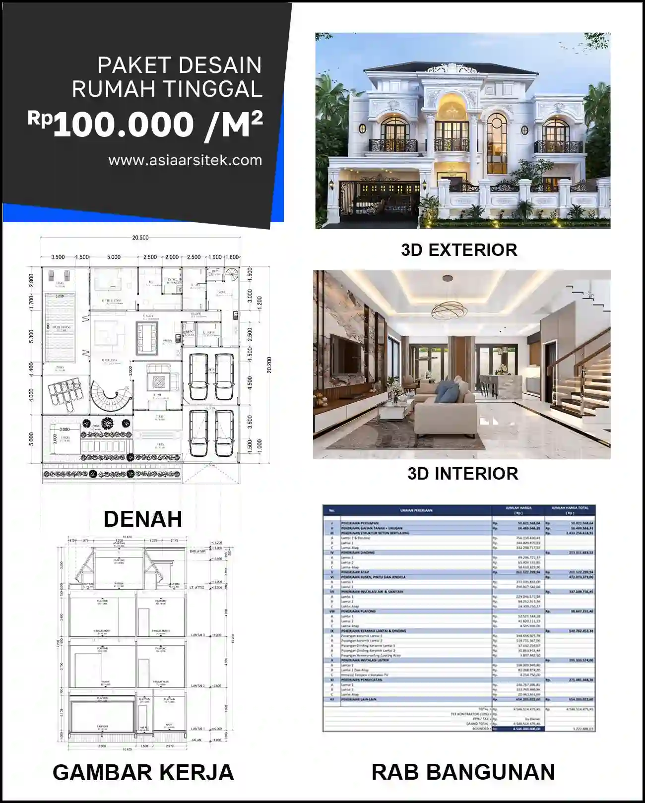 Jasa Desain Arsitek di Jatirangga