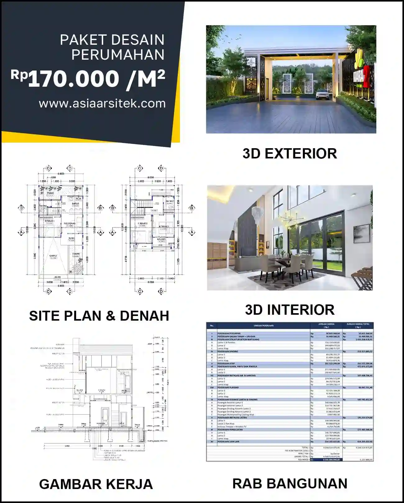Jasa Desain Arsitek di Jatirangga