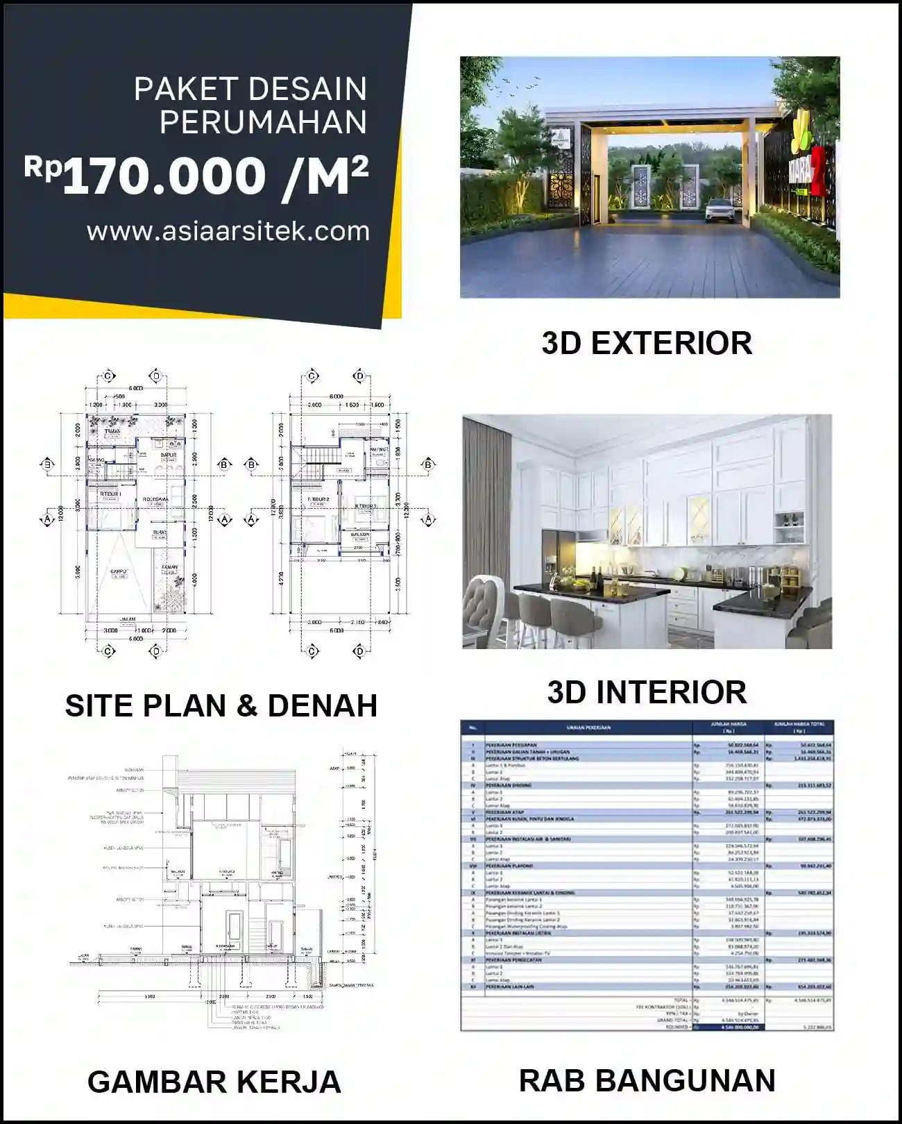 Jasa Desain Arsitek di Jatiranggon