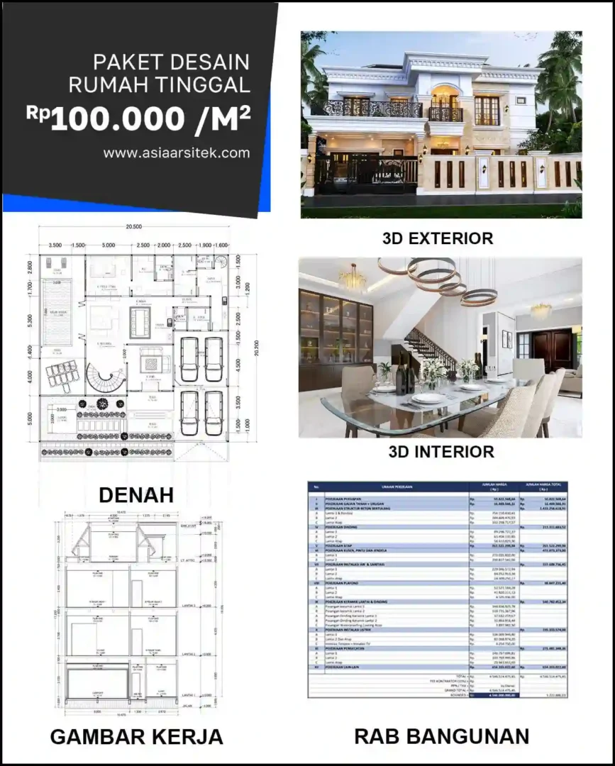 Jasa Desain Arsitek di Jatiwaringin
