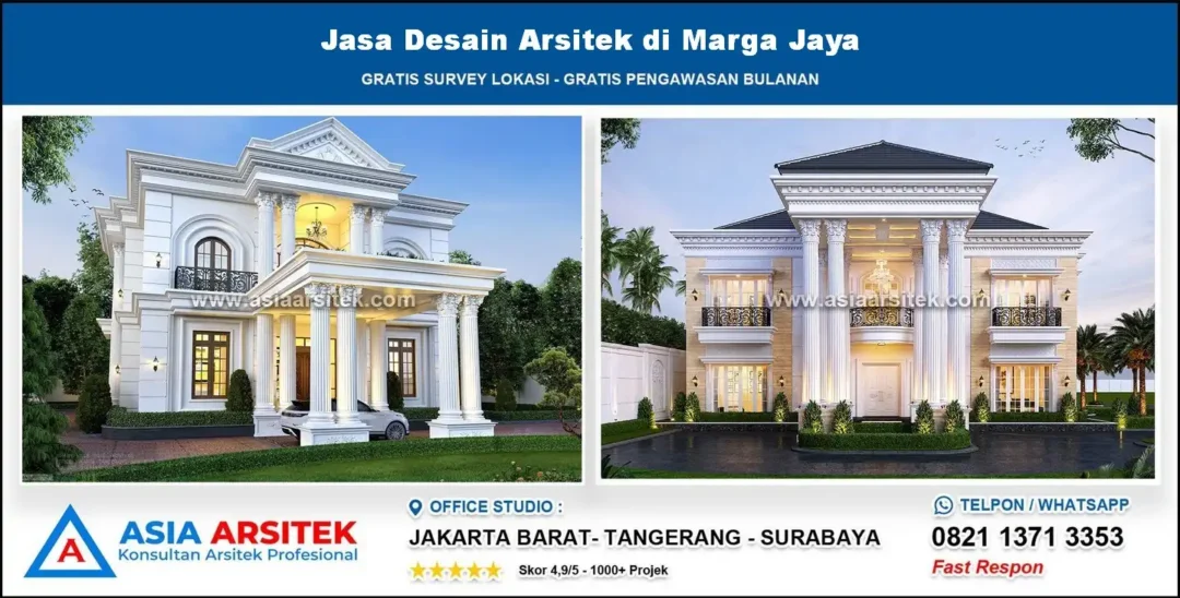 Jasa Desain Arsitek di Marga Jaya