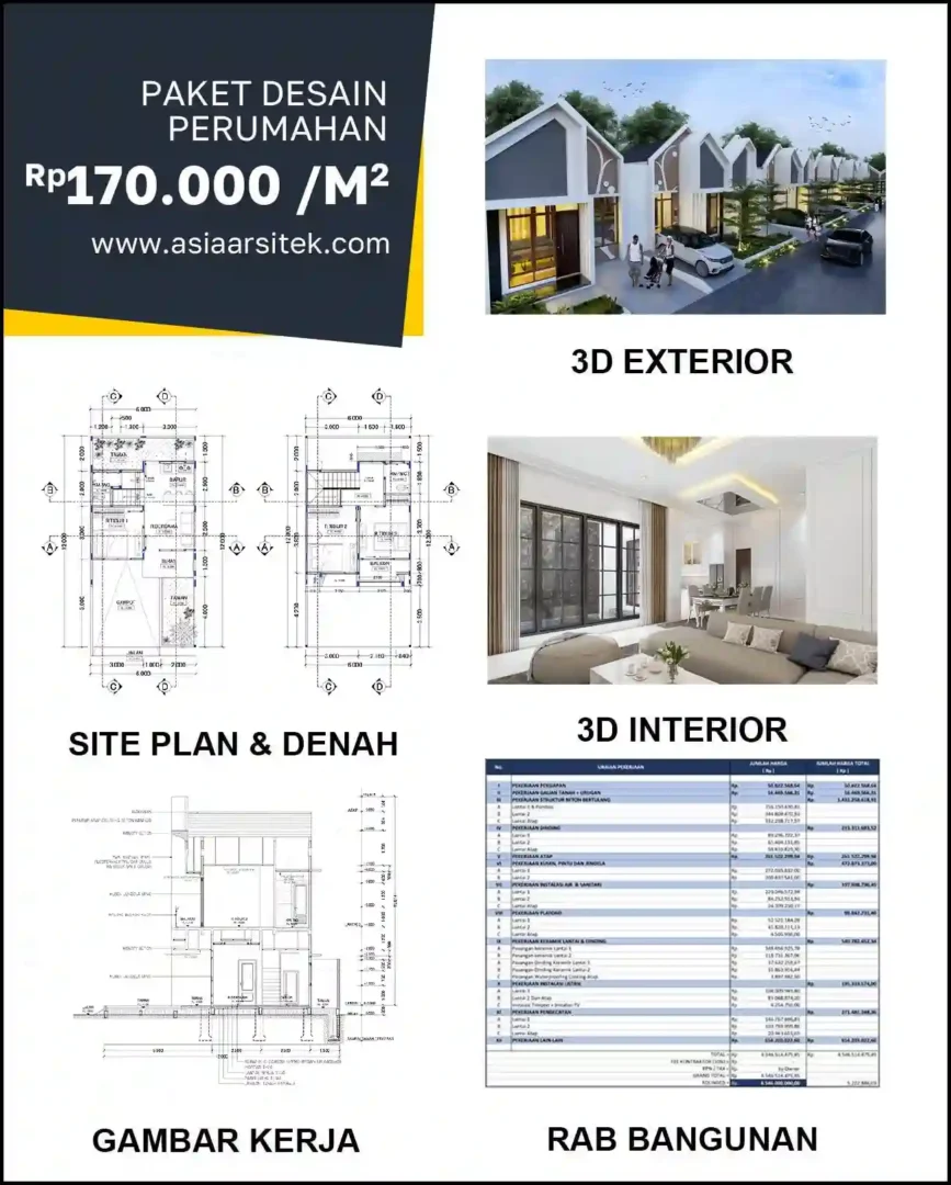 Jasa Desain Arsitek di Mustikasari