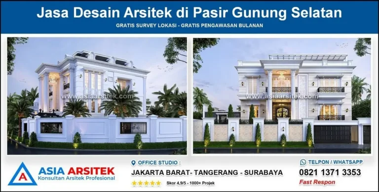 Jasa Desain Arsitek di Pasir Gunung Selatan