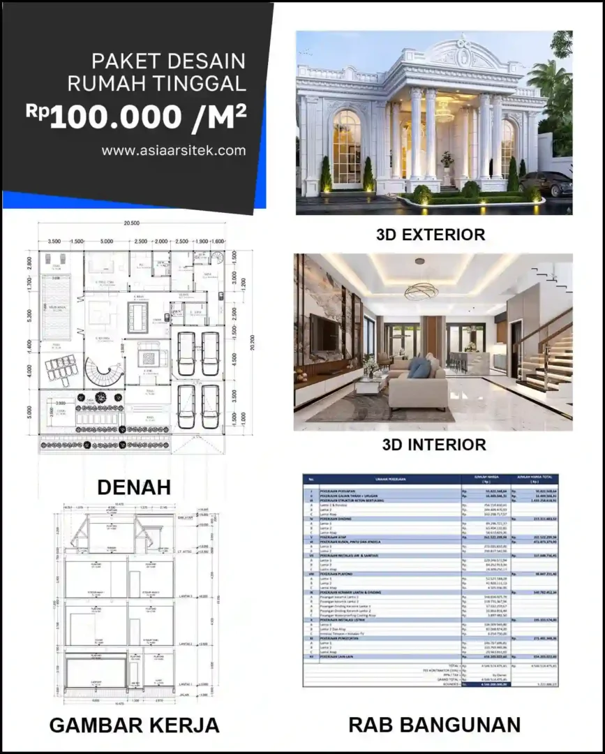 Jasa Desain Arsitek di Pekayon Jaya