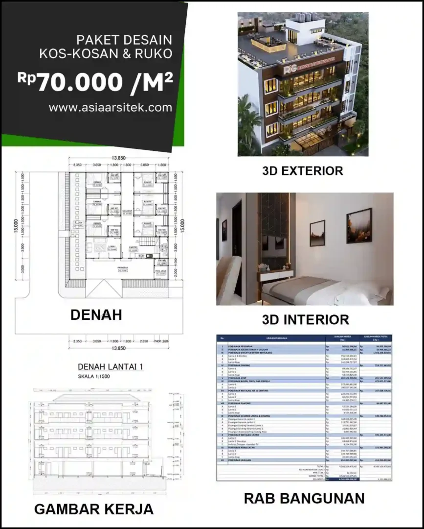 Jasa Desain Arsitek di Pekayon Jaya