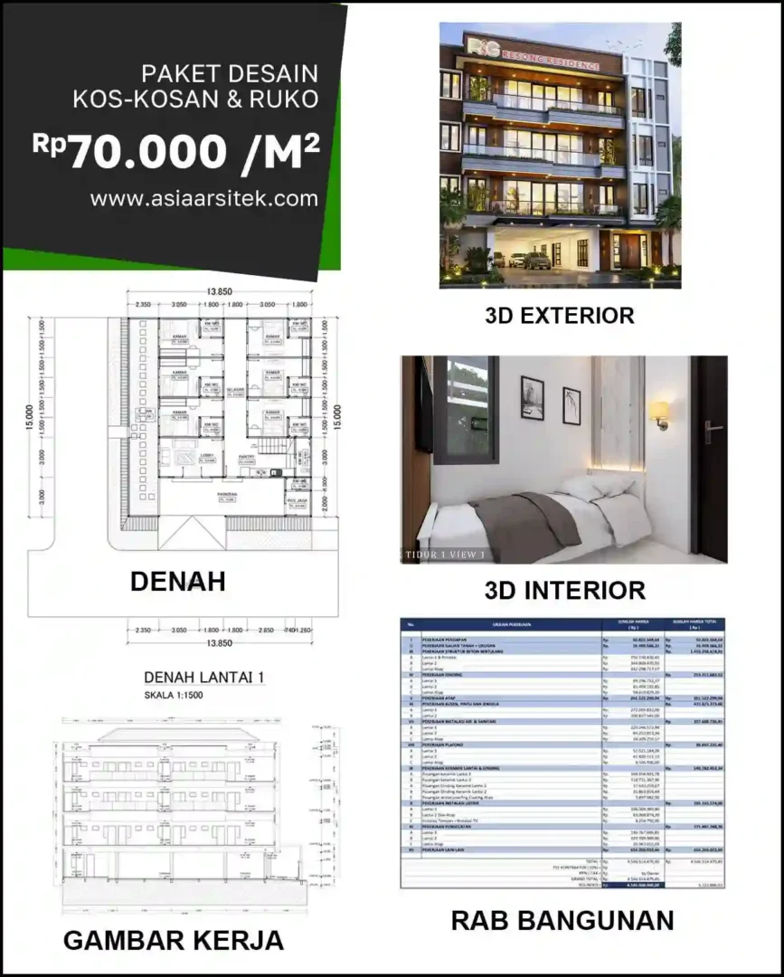 Jasa Desain Arsitek di Pengasinan