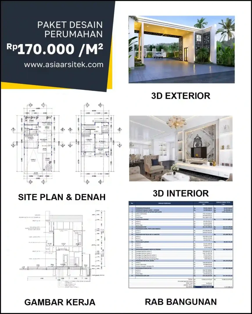 Jasa Desain Arsitek di Perwira