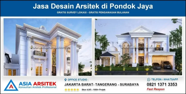 Jasa Desain Arsitek di Pondok Jaya