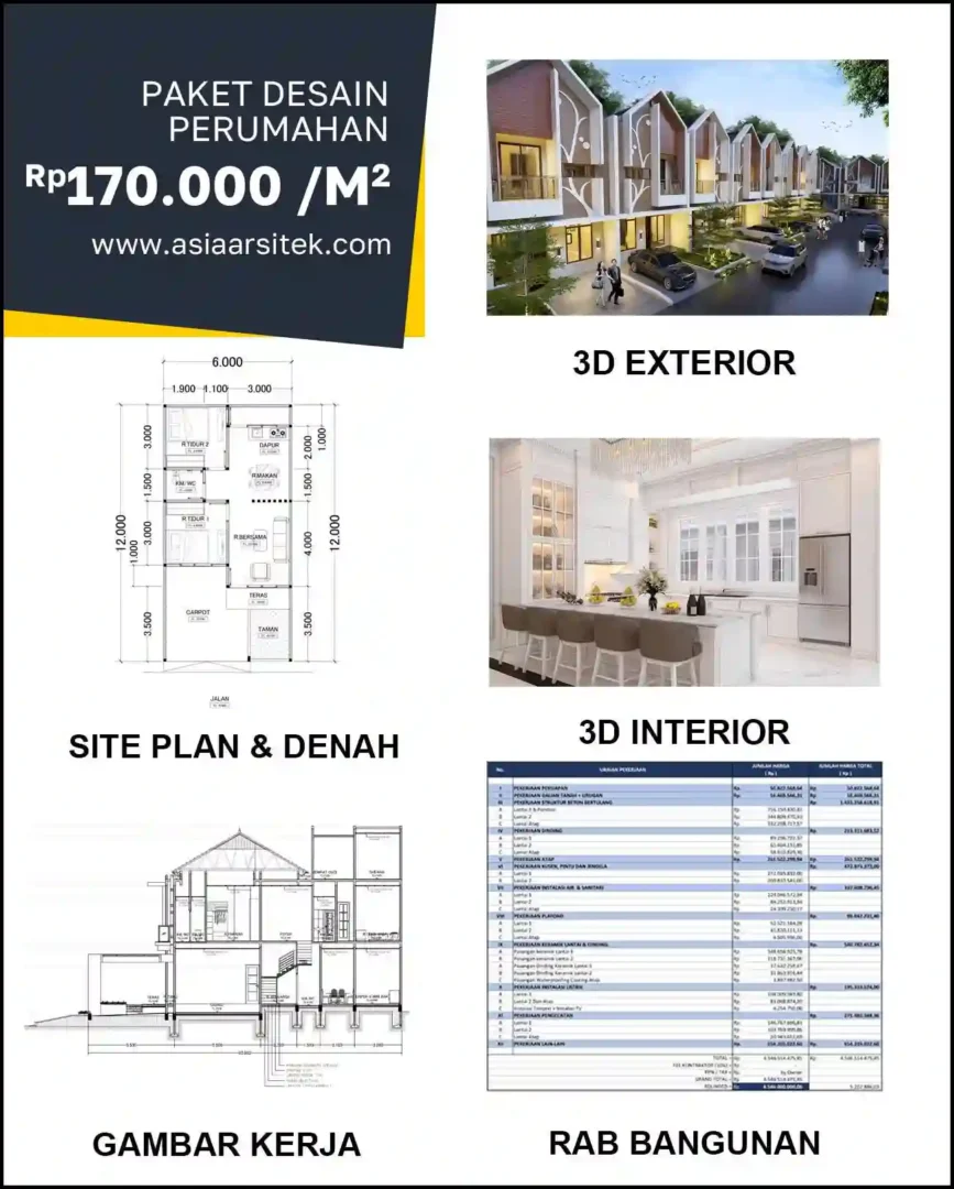 Jasa Desain Arsitek di Sepanjang Jaya