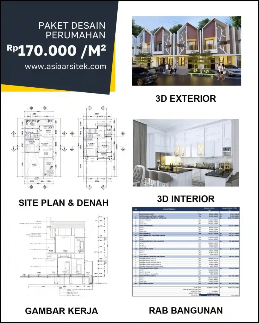 Jasa Desain Arsitek di Sumur Batu