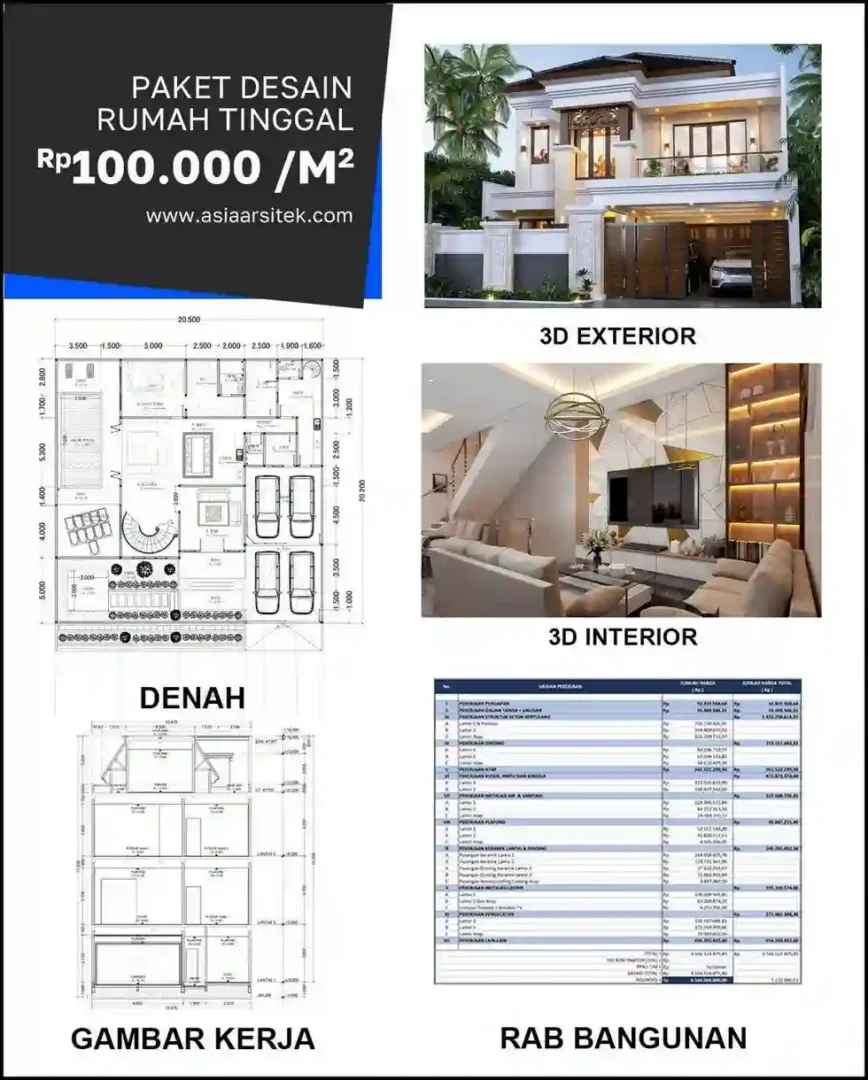 Jasa Desain Arsitek di Tanahbaru klasik