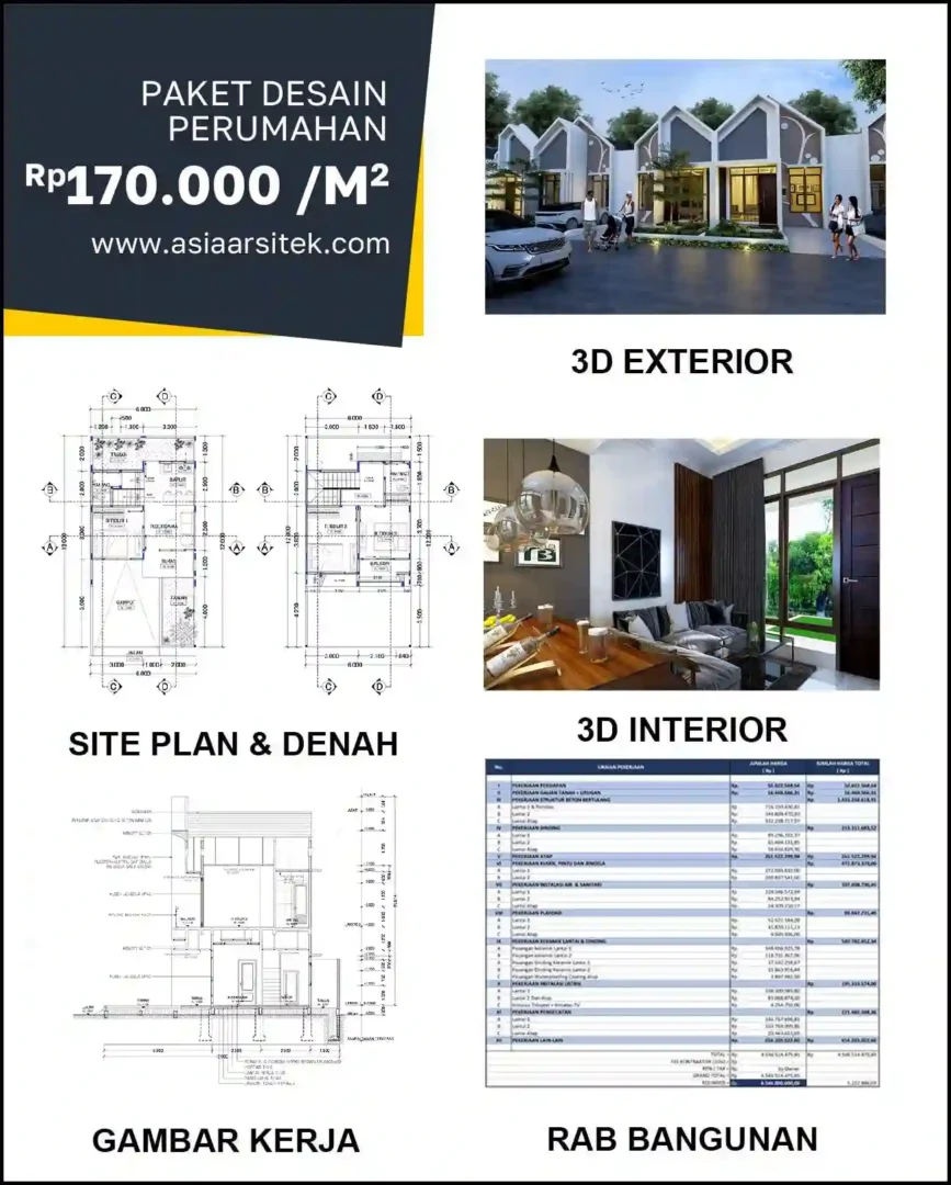 Jasa Desain Arsitek di Teluk Pucung