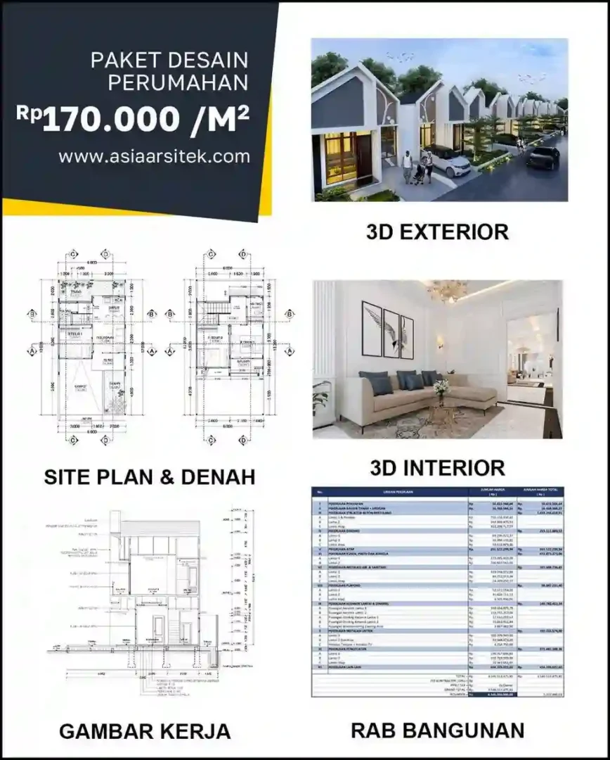 Jasa Desain Arsitek di Tugu harga arsitek rumah