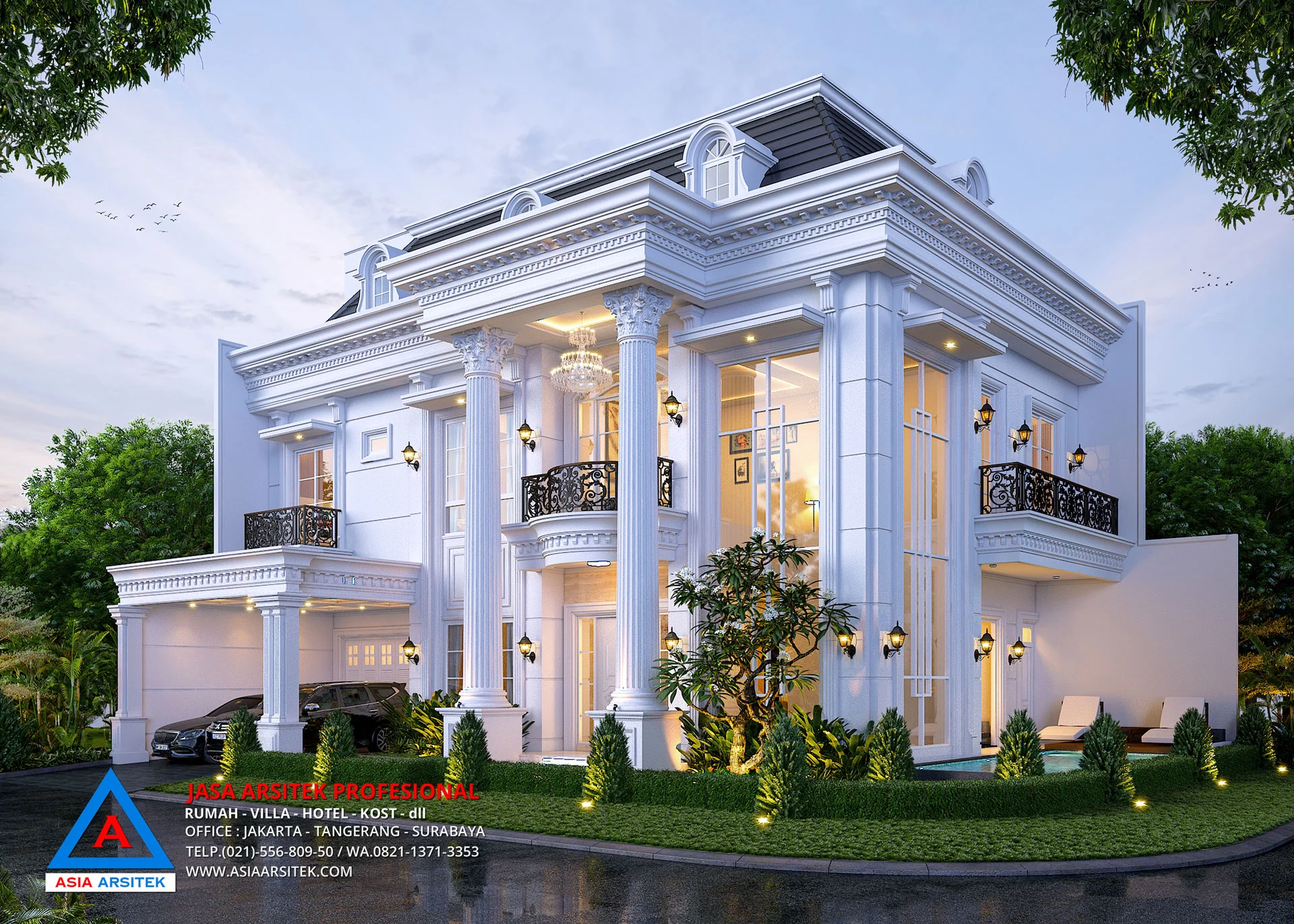 Jasa Desain Rumah Mewah Klasik di Tambun Selatan Bekasi hook
