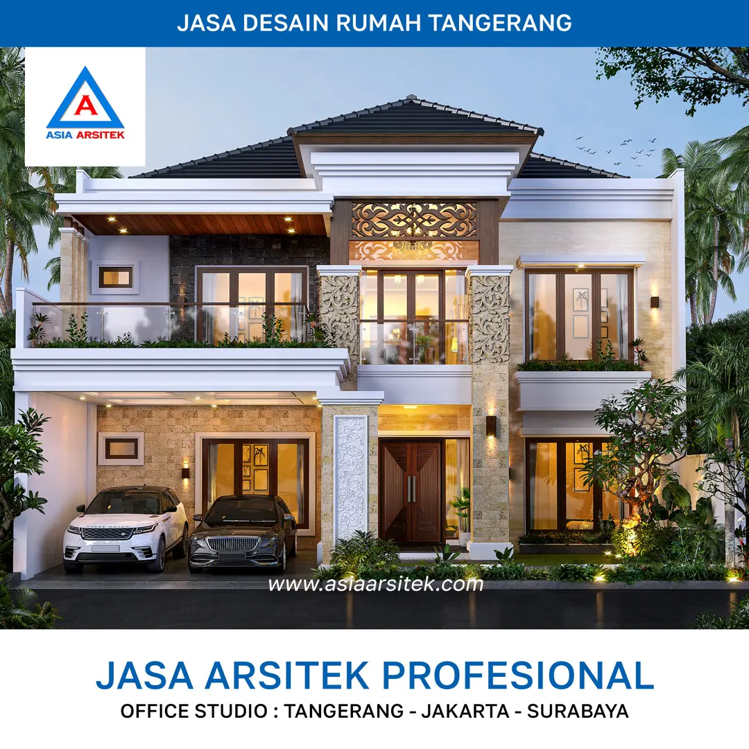 Jasa Desain Rumah Tangerang Tropis Bali