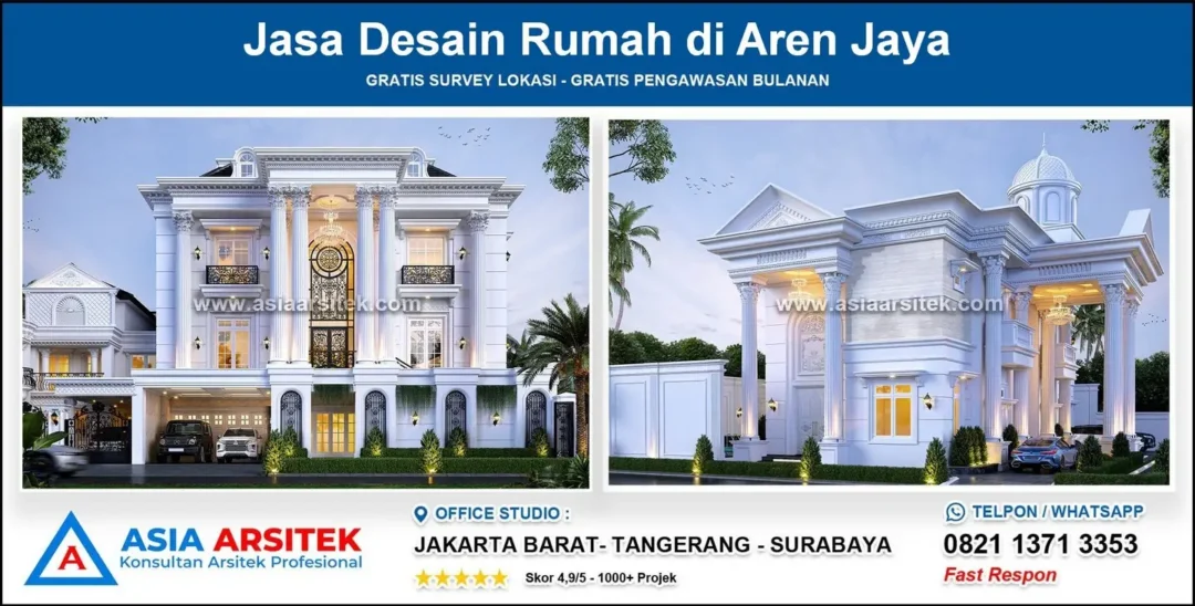 Jasa Arsitek Rumah di Aren Jaya