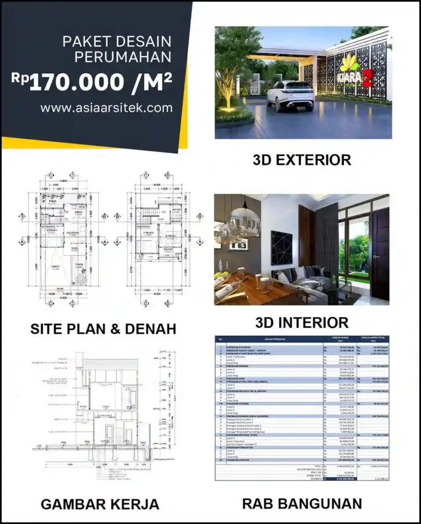 Jasa Desain Rumah di Aren Jaya Bekasi