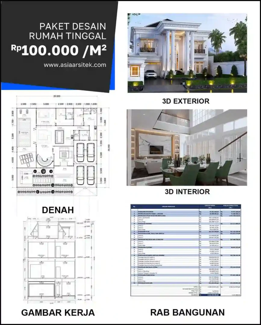 Jasa Desain Rumah di Bekasi Jaya Bekasi